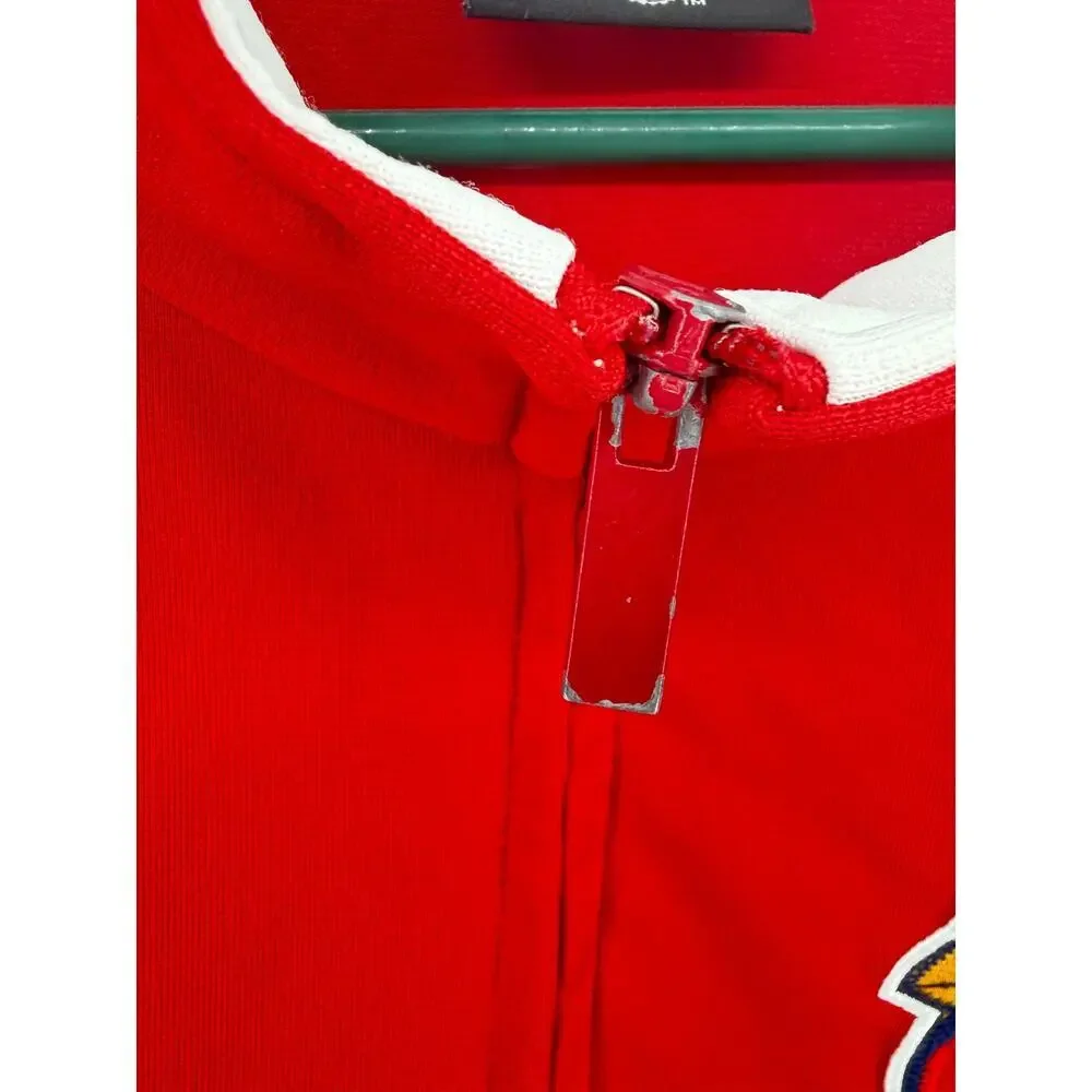 St Louis Cardinals Full Zip Jacket Stitches MLB Baseball Fan Red Jacket 2XL